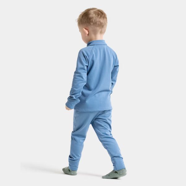 Didriksons Jadis Base Layer Fleece Set - Winter Blue