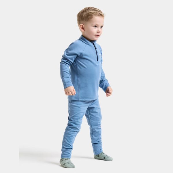 Didriksons Jadis Base Layer Fleece Set - Winter Blue
