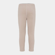 Didriksons Monte Kids Fleece Leggings in Beige.  Ideal for layering when skiing early season, high resports or Lapland Holidays 