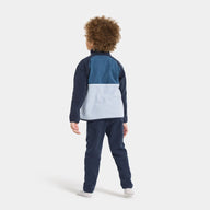 Didriksons Monte Half Button Kids Fleece - Cloud Blue. Boys Fleece