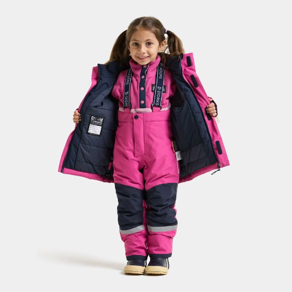 Didriksons Skare Kids Ski Jacket & Pants Set - Cactus Pink