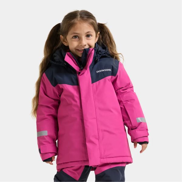 Didriksons Skare Kids Ski Jacket & Pants Set - Cactus Pink