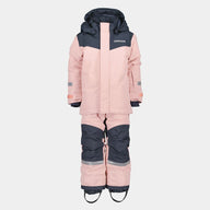 Didriksons Skare Kids Ski Jacket & Pants Set - Dusty Pink 1000 x 1000