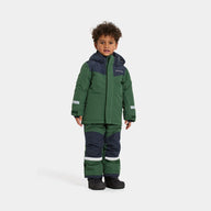 Didriksons Skare Kids Ski Jacket & Pants Set - Pine Green
