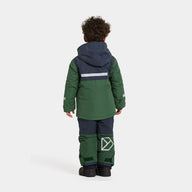 Didriksons Skare Kids Ski Jacket & Pants Set - Pine Green