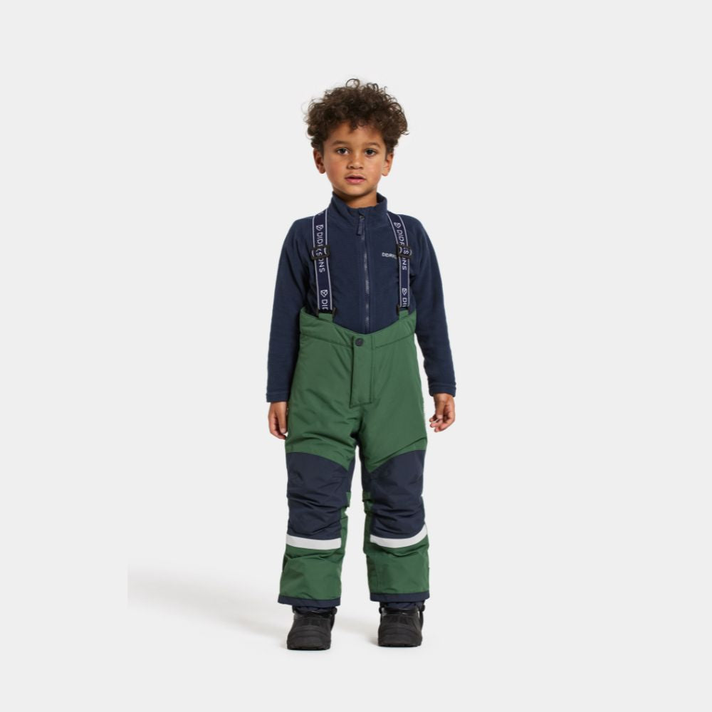 Didriksons Skare Kids Ski Jacket & Pants Set - Pine Green