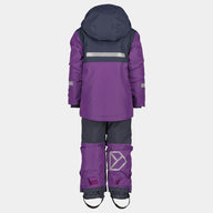 Didriksons Skare Kids Ski Jacket & Pants Set - Royal Purple 1000 x 1000