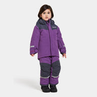 Didriksons Skare Kids Ski Jacket & Pants Set - Royal Purple 1000 x 1000