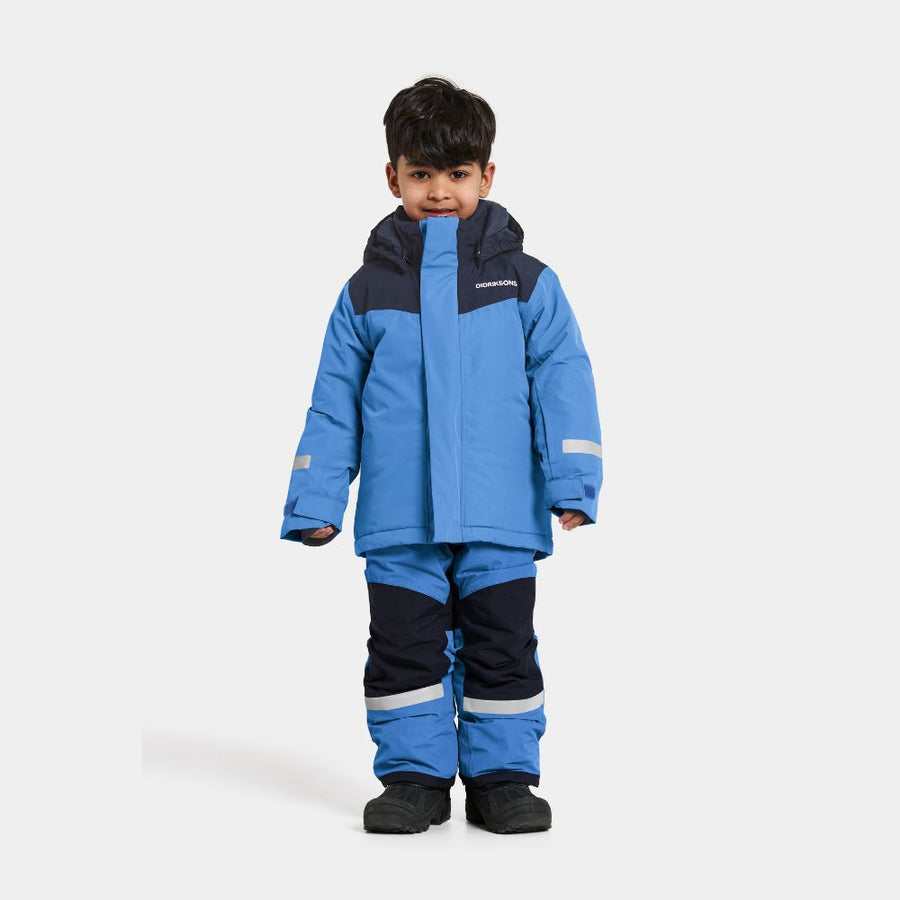Didriksons Skare Kids Ski Jacket & Pants Set - Sapphire Blue