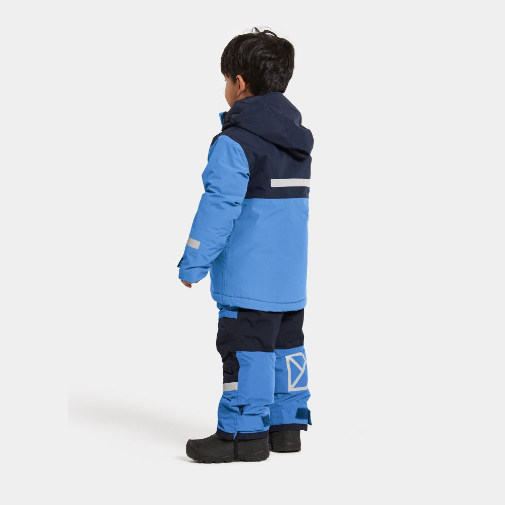 Didriksons Skare Kids Ski Jacket & Pants Set - Sapphire Blue