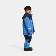 Didriksons Skare Boys Ski Jacket & Pants Set - Sapphire Blue