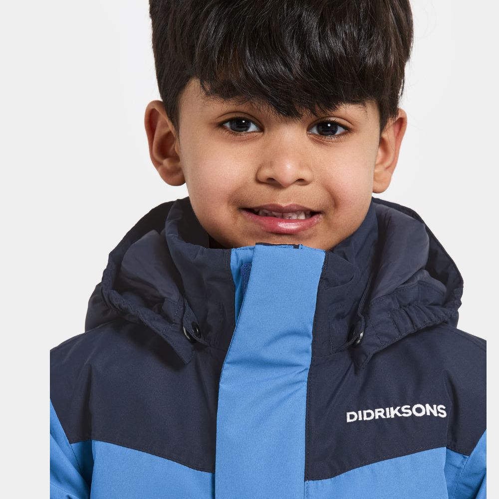 Didriksons Skare Kids Ski Jacket & Pants Set - Sapphire Blue