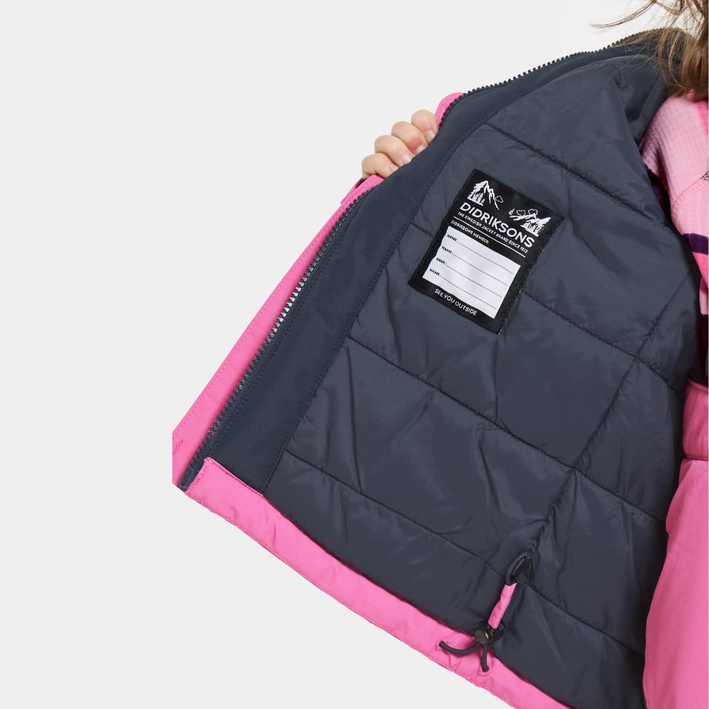 Didriksons Skare Kids Ski Jacket & Pants Set - Sweet Pink
