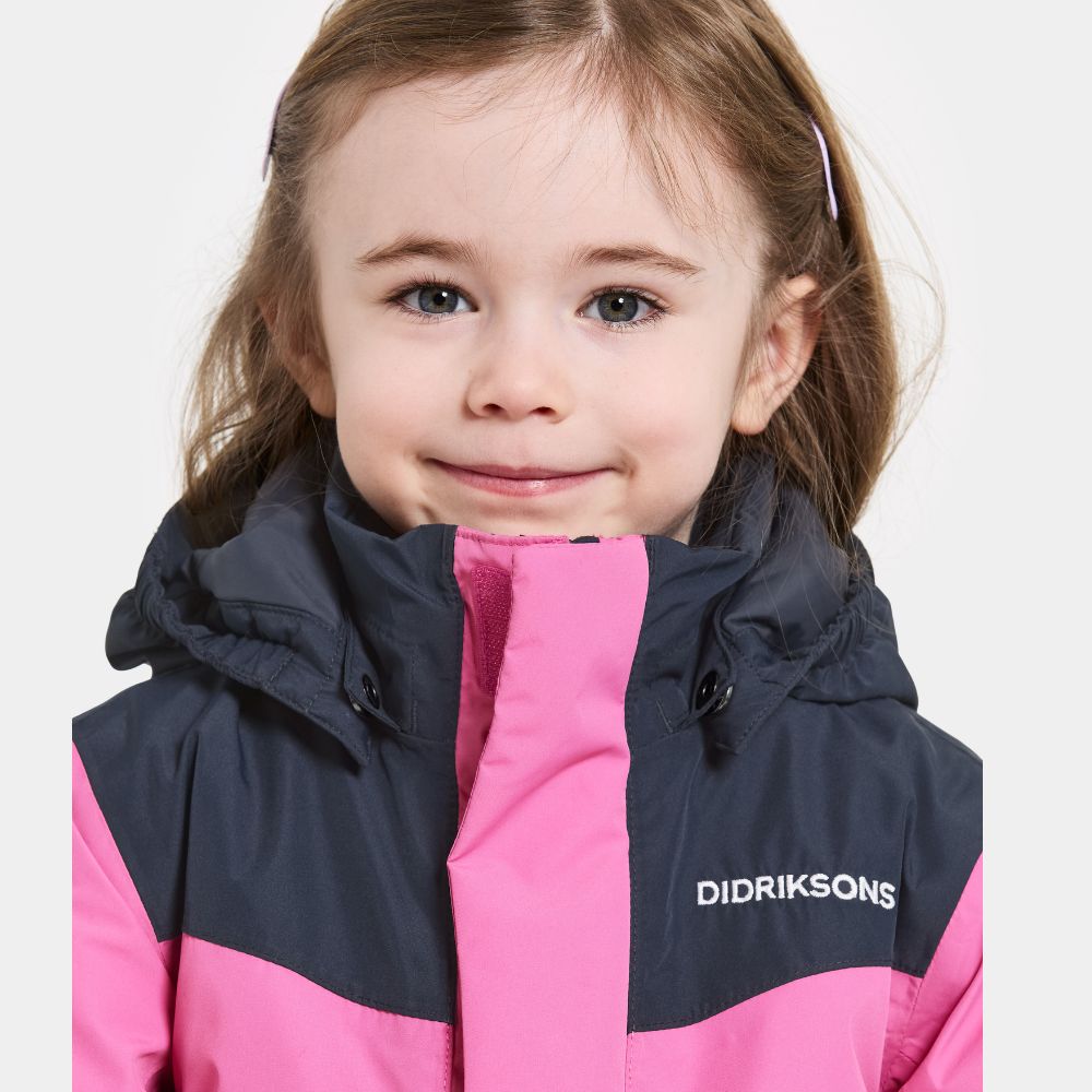 Didriksons Skare Kids Ski Jacket & Pants Set - Sweet Pink