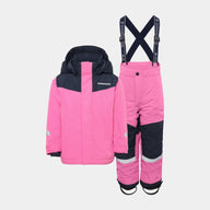 Didriksons Skare Kids Ski Jacket & Pants Set - Sweet Pink