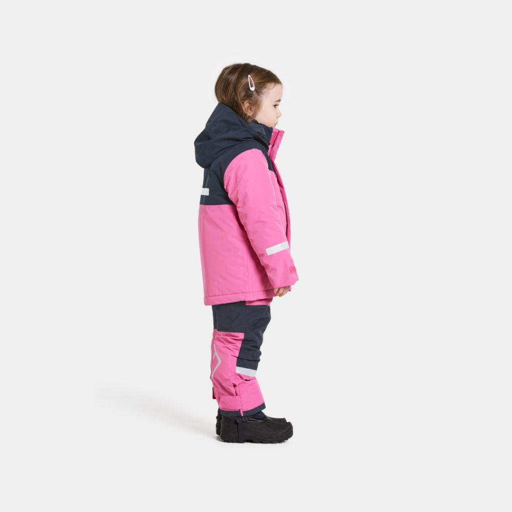Didriksons Skare Kids Ski Jacket & Pants Set - Sweet Pink