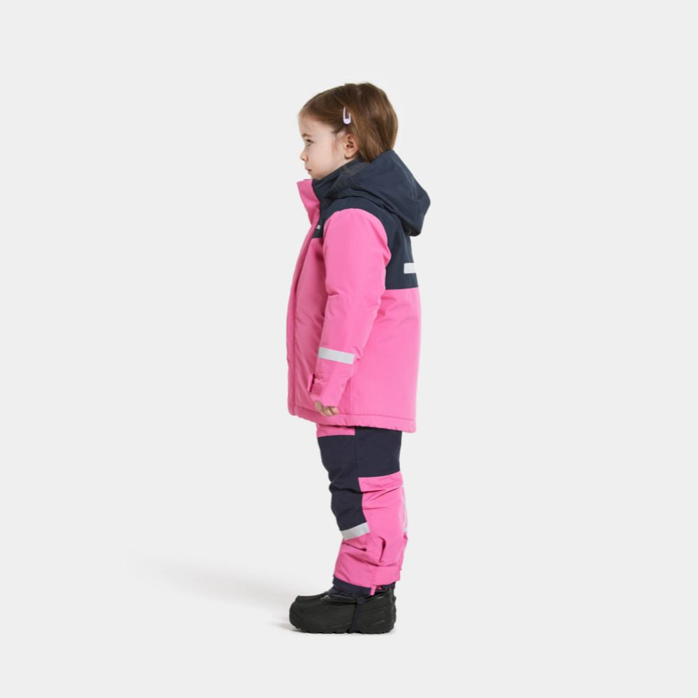 Didriksons Skare Kids Ski Jacket & Pants Set - Sweet Pink