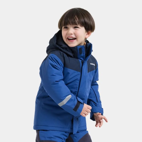 Didriksons Skare Kids Ski Jacket & Pants Set - Ultramarine