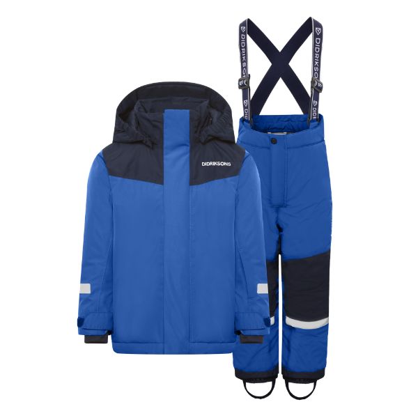 Didriksons Skare Kids Ski Jacket & Pants Set - Ultramarine