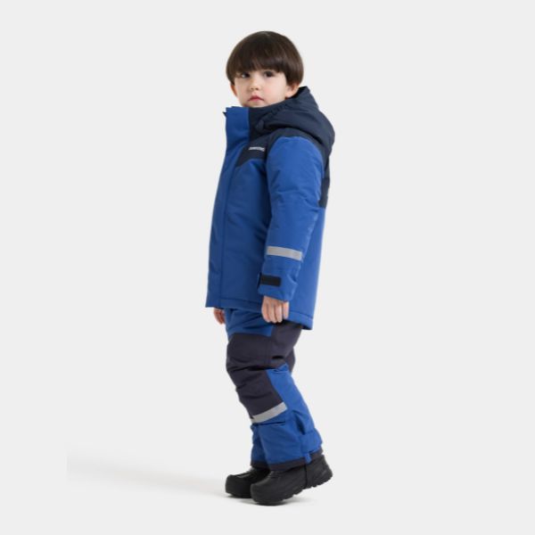 Didriksons Skare Kids Ski Jacket & Pants Set - Ultramarine