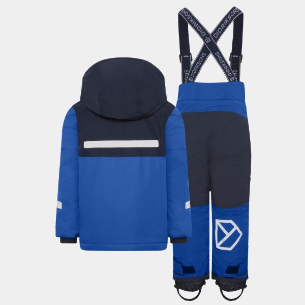 Didriksons Skare Kids Ski Jacket & Pants Set - Ultramarine