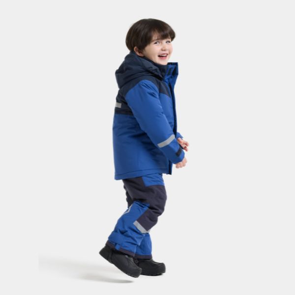 Didriksons Skare Kids Ski Jacket & Pants Set - Ultramarine
