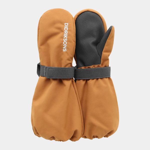 Didriksons Biggles 8 Kids Skiing Mittens Almond Tree