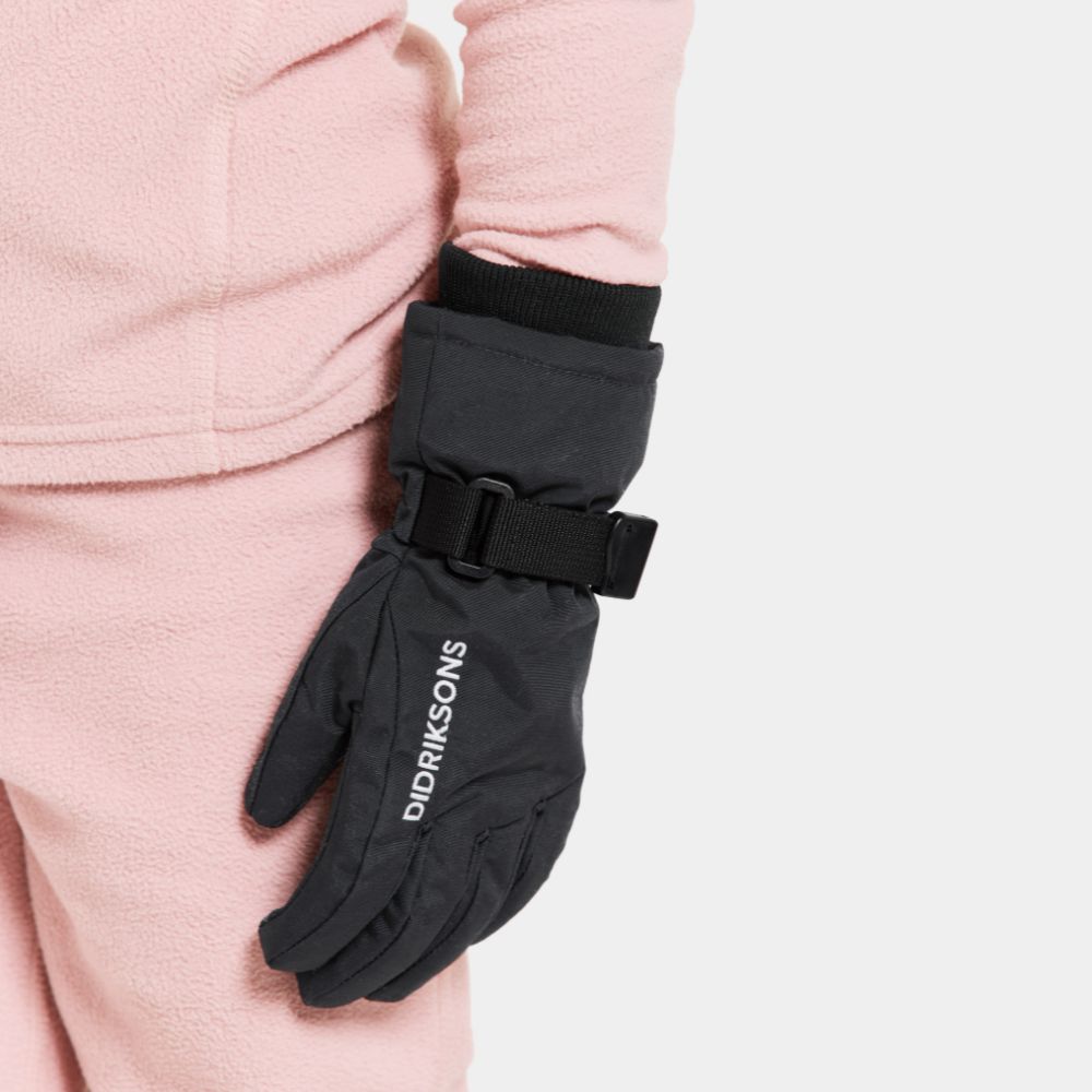 Didriksons Biggles Ski Gloves - Black 1000 x 1000