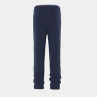 Didriksons Monte Kids Fleece Leggings in Navy.  Ideal for layering when skiing early season, high resports or Lapland Holidays 