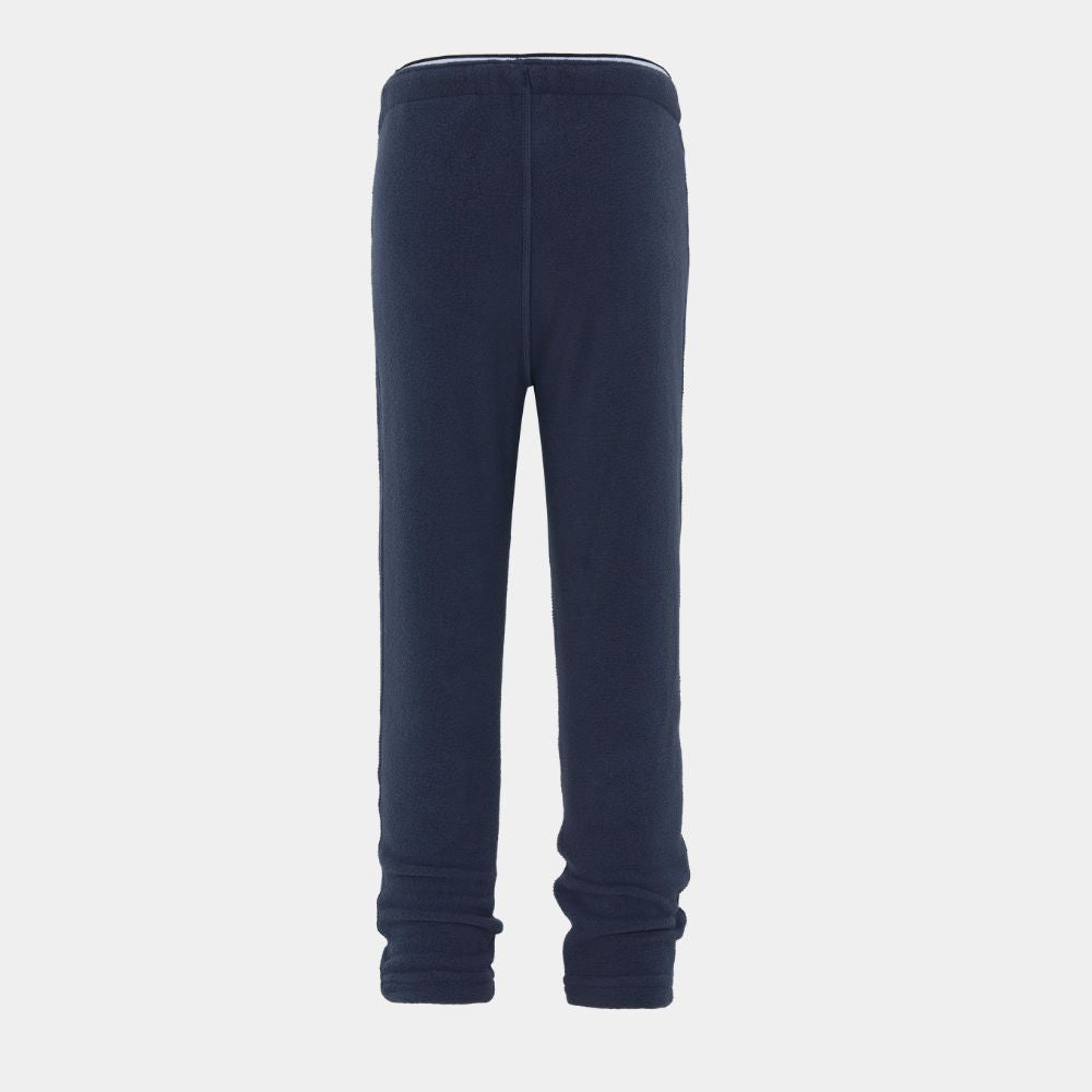 Didriksons Monte Kids Fleece Leggings in Navy.  Ideal for layering when skiing early season, high resports or Lapland Holidays 
