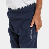 Didriksons Monte Kids Fleece Leggings in Navy.  Ideal for layering when skiing early season, high resports or Lapland Holidays 