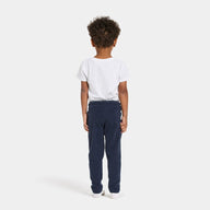 Didriksons Monte Kids Fleece Leggings in Navy.  Ideal for layering when skiing early season, high resports or Lapland Holidays 