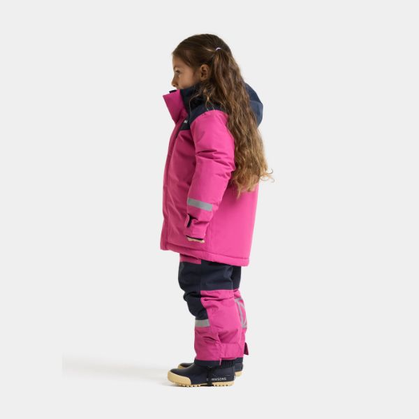 Didriksons Skare Kids Ski Jacket & Pants Set - Cactus Pink