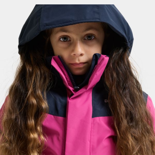 Didriksons Skare Kids Ski Jacket & Pants Set - Cactus Pink