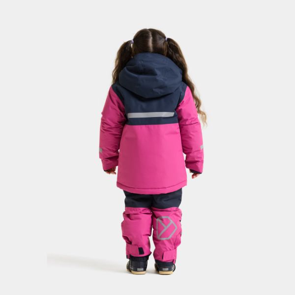Didriksons Skare Kids Ski Jacket & Pants Set - Cactus Pink