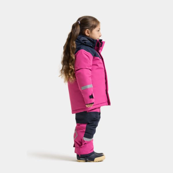 Didriksons Skare Kids Ski Jacket & Pants Set - Cactus Pink