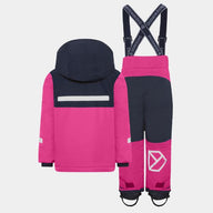 Didriksons Skare Kids Ski Jacket & Pants Set - Cactus Pink