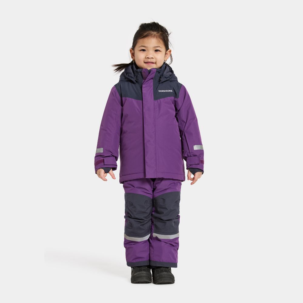 Didriksons Skare Girls Ski Jacket & Pants Set - Royal Purple