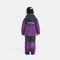 Didriksons Skare Kids Ski Jacket & Pants Set - Royal Purple