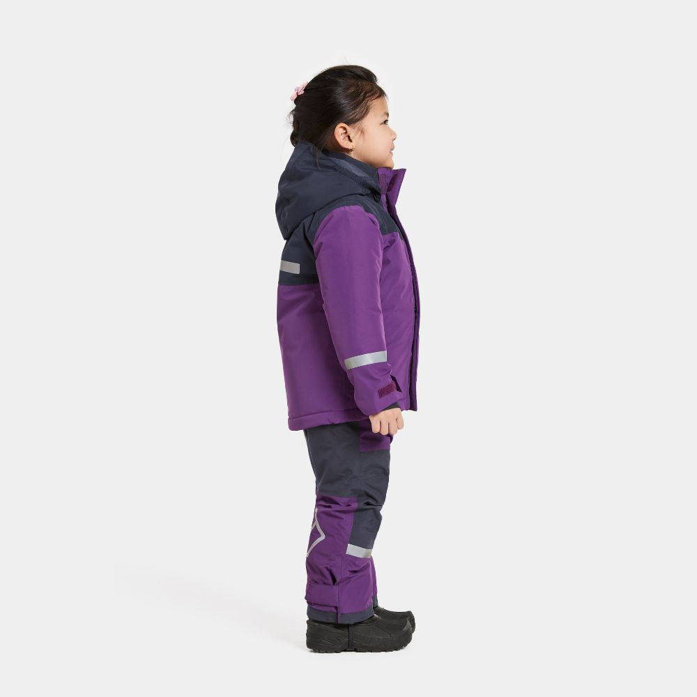 Didriksons Skare Girls Ski Jacket & Pants Set - Royal Purple