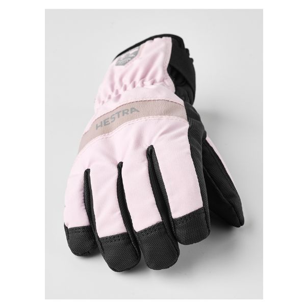 Hestra Ferox Primaloft Girls Ski Gloves - Pink (3004930-910)