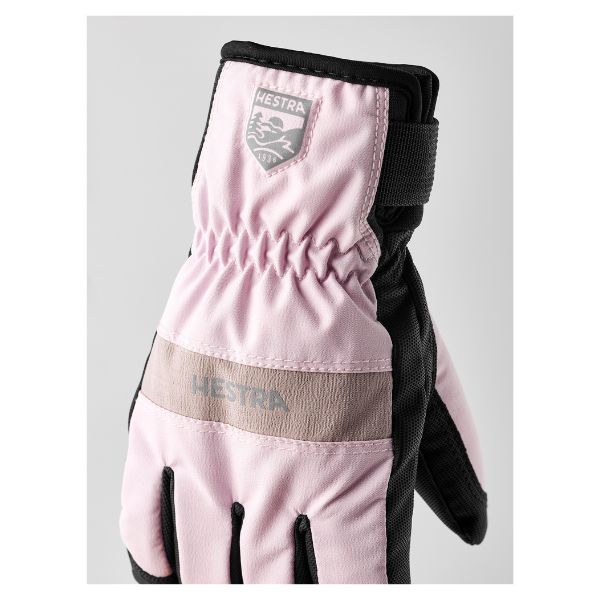 Hestra Ferox Primaloft Kids Ski Gloves - Pink (3004930-910)