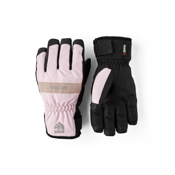 Hestra Ferox Primaloft Kids Ski Gloves - Pink (3004930-910)