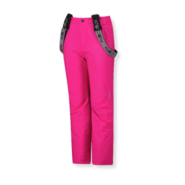 Pink Girls Ski Pants - 10,000 Waterproof
