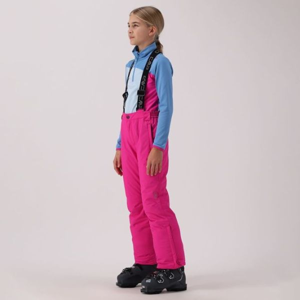 Pink Girls Ski Pants - 10,000 Waterproof