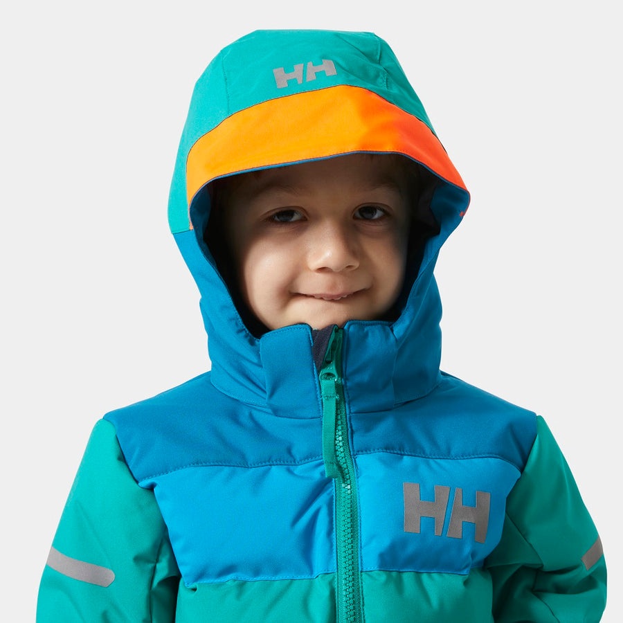 Helly Hansen K Vertical Boys Ski Jacket - Signal Green