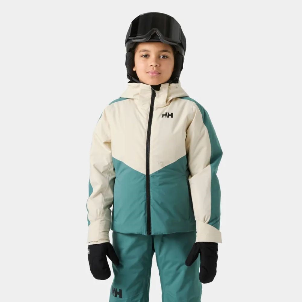 Helly Hansen Snowbliss Girls Ski Jacket - Opal Green