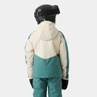 Helly Hansen Snowbliss Girls Ski Jacket - Opal Green