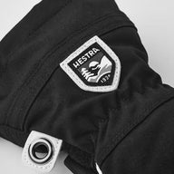 Hestra Army Leather Heli Jnr Ski Mittens - Black (30561-100)
