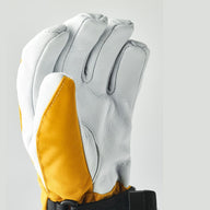 Hestra Army Leather Heli Kids Ski Gloves - Mustard (30560-460)
